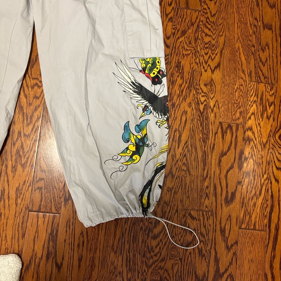 Ed Hardy 1969 Cargo Parachute Pants – Y2K Streetwear – Size L – NWT - Picture 10 of 10